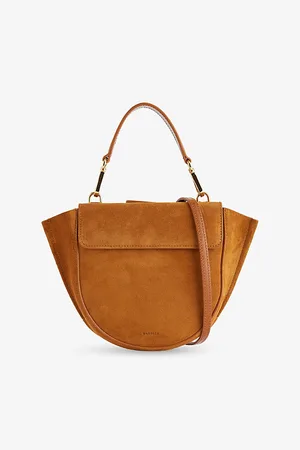 Wandler Womens Hortensia Mini Suede Top-Handle Bag