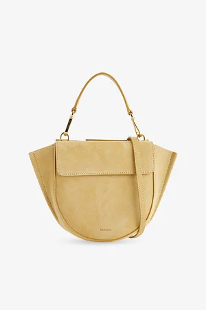 Wandler Womens Hortensia Mini Suede Top-Handle Bag