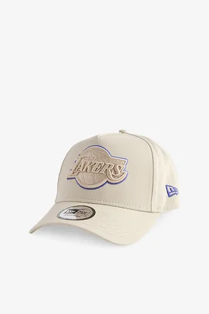 New Era Mens 9Forty La Lakers Outline Cotton-Twill Baseball Cap