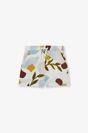 Reiss Tommi Graphic-Print Drawstring-Waist Woven Shorts 9-13 Years