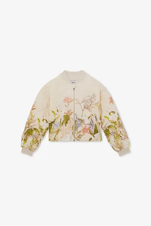 Reiss Nina Floral-Print Quilted Nylon Jacket 4-9 Years