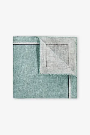 Reiss Mens Fiorello Linen Pocket Square