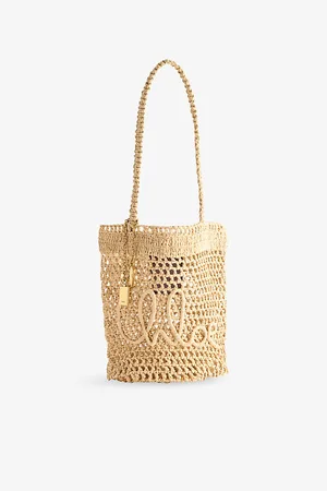 Chloé Womens Summer Banana Small Raffia Tote Bag
