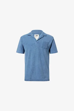 Oas Mens Cotton-Terry Polo Shirt