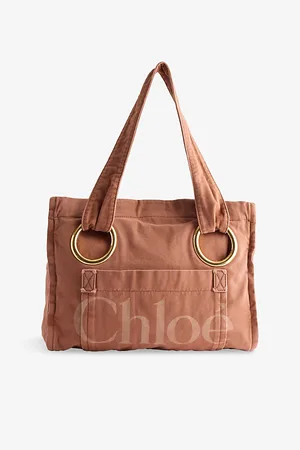 Chloé Womens Plage Medium Cotton Tote Bag