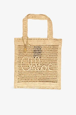 Chloé Womens Summer Banana Small Raffia Tote Bag