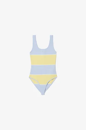 Claudie Pierlot Womens Two-Tone Plunge-Neck Stretch-Knit Bodysuit