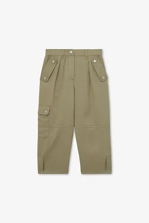 Reiss Cleaton Patch-Pocket Regular-Fit Linen-Blend Cargo Trousers 9-13 Years