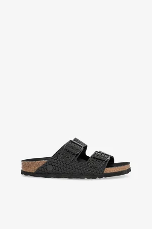 Birkenstock Womens Arizona Leather Flat Sandals