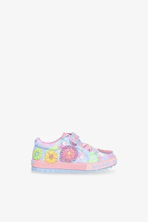 Lelli Kelly Eloise Flower-Sequin Canvas Trainers