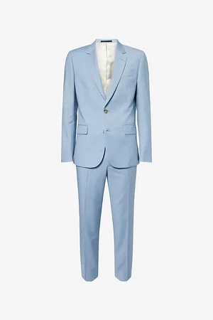 Paul Smith Mens Single-Breasted Tailored-Fit Wool-Blend Suit