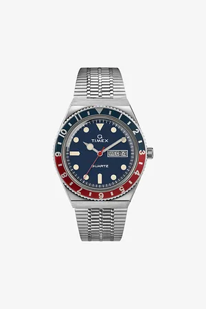 Timex Mens Tw2T80700 Q Diver Reissue Stainless-Steel Quartz Analog Watch