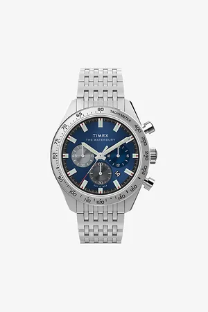 Timex Mens Tw2Y18500 Waterbury Traditional Chronograph Stainless-Steel Quartz Analog Watch