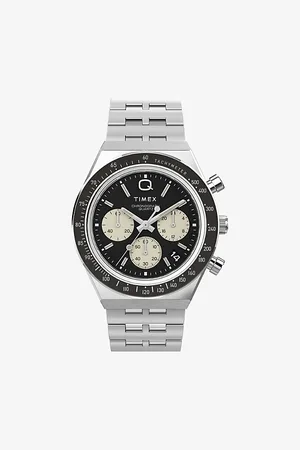Timex Mens Tw2V42600 Q Diver Chronograph Stainless-Steel Automatic Watch