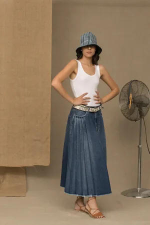 Don the Fuller Cotton Skirt - 31