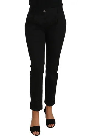 Dolce & Gabbana Dress Cropped Straight Straight Pants - IT40|S