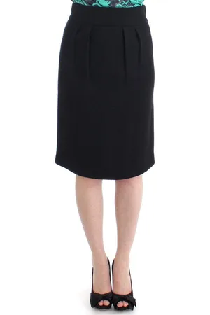Roberto Cavalli Women Wool Pencil Skirt - IT40|S