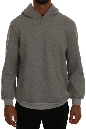 D.A. Daniele Alessandrini Pullover Hodded Cotton Sweater - L