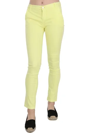 Pinko Cotton Stretch Low Waist Skinny Casual Trouser Pants - W26