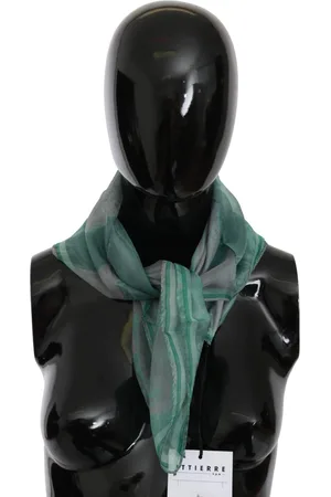 Costume National C’N’C Silk Shawl Foulard Wrap Scarf