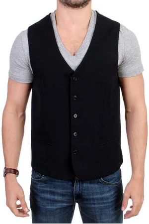 Costume National C’N’C Wool Blend Casual Vest - IT48 | M