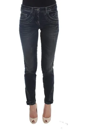 ERMANNO SCERVINO Women Cotton Blend Slim Fit Jeans - IT40|S