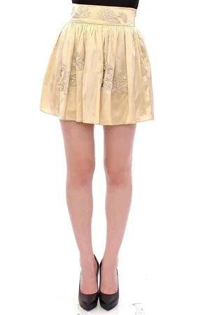 ANDREA INCONTRI Floral Embroidery Mini Skirt - IT42|M