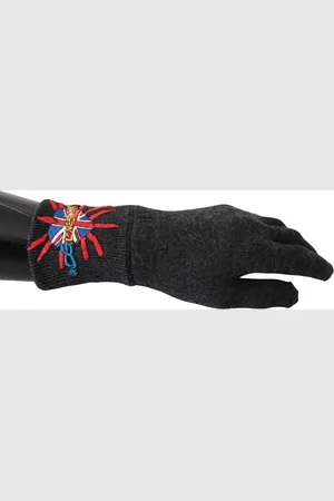 Dolce & Gabbana #DGLovesLondon Embroidered Wool Gloves