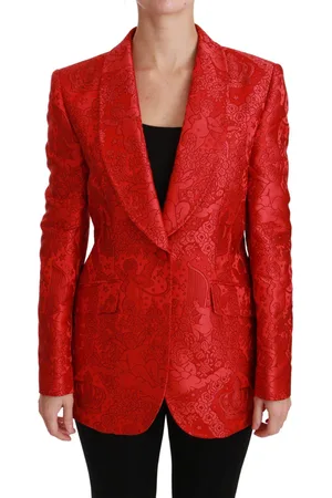 Dolce & Gabbana Floral Angel Blazer Coat Jacket - IT46 | L