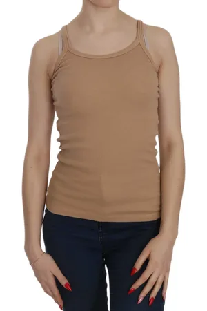 PINK MEMORIES Sleeveless Spaghetti Strap Tank Blouse - IT40|S