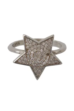Nialaya Clear CZ Star 925 Ring - EU49 | US5