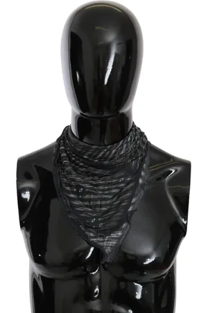 Costume National C’N’C Viscose Foulard Branded Scarf
