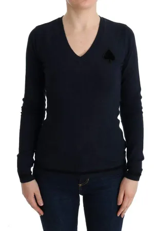 Costume National C’N’C V-Neck Viscose Sweater - S