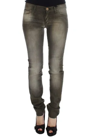 ERMANNO SCERVINO Women Wash Cotton Blend Slim Fit Jeans - W26