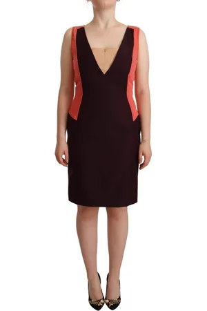 CO|TE Polyester Sleeveless Sheath Knee Length Dress - IT44|L