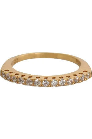 Nialaya Authentic Clear CZ 925 Silver Ring - EU49 | US5