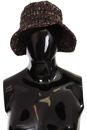 Dolce & Gabbana Fabric Woven Wide Brim Bucket Hat - 56 cm|XS