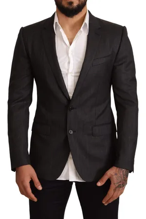 Dolce & Gabbana Check Wool Slim Fit Blazer Jacket - IT48 | M