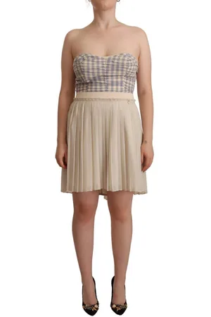 Guess Pleated A-line Strapless Bustier Dress - IT40|S