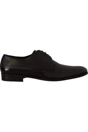 Dolce & Gabbana Leather Lace Up Formal Derby Shoes - EU39.5/US6.5