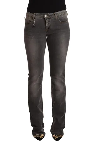 Costume National Washed Low Waist Straight Denim Jeans - W28