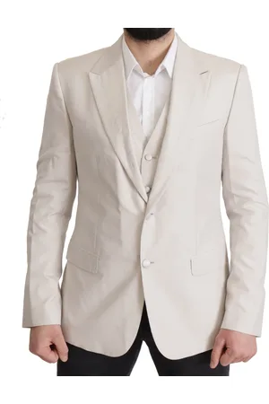Dolce & Gabbana Silk Single Breasted 2 Pc Blazer - IT54 | XL