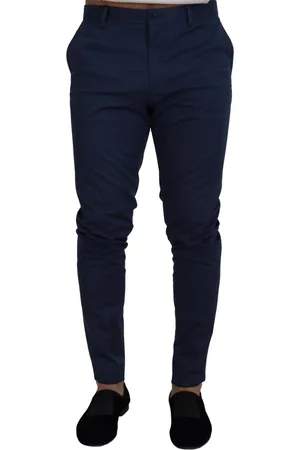 Dolce & Gabbana Stretch Cotton Slim Trousers Chinos Pants - IT48 | M