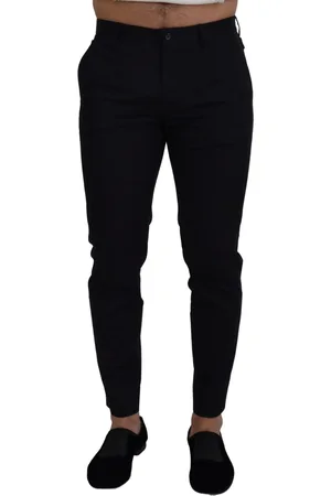 Dolce & Gabbana Stretch Cotton Slim Trousers Chinos Pants - IT44 | XS