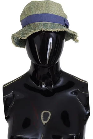 Dolce & Gabbana Cotton Straw Bucket Hat - 57 cm|S
