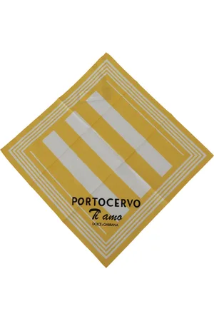 Dolce & Gabbana Portocervo Cotton Shawl Wrap Scarf