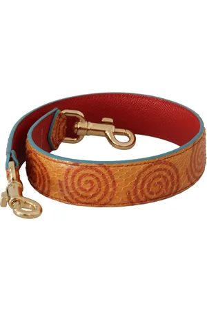Dolce & Gabbana Leather Swirl Print Bag Shoulder Strap
