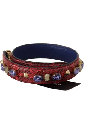 Dolce & Gabbana Exotic Leather Crystals Bag Shoulder Strap