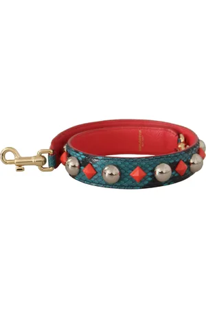 Dolce & Gabbana Crystals Leather Bag Shoulder Strap