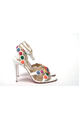 Christian Louboutin Multicolor Spot Design High Heels Shoes Sandal - EU36/US5.5
